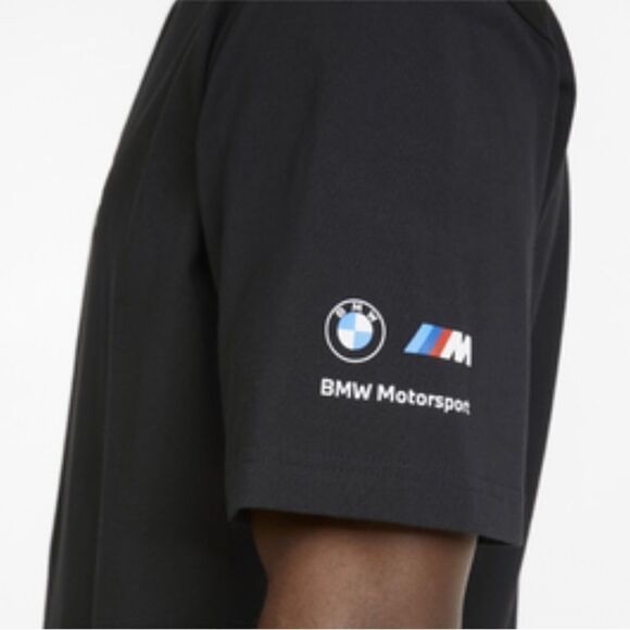 Puma Bmw M Motorsport Mms Statement T-shirt Men Black - Picture 3 of 3